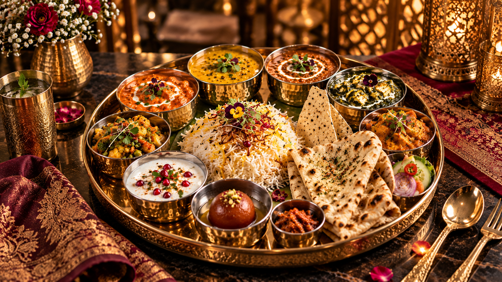Big Indian Thali at Karma